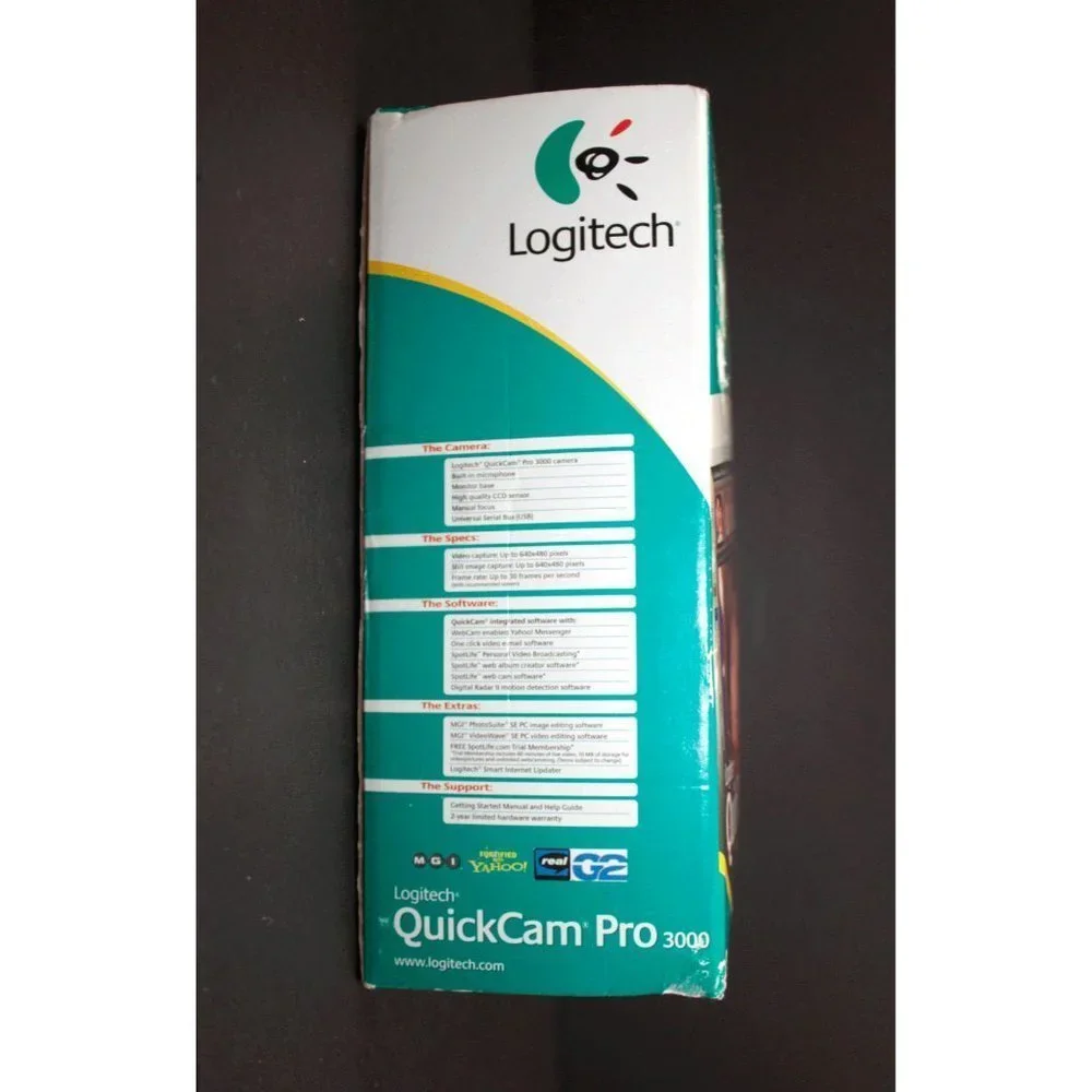 Logitech QuickCam Pro 3000 Web Cam‎